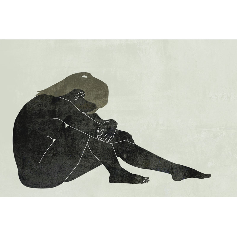 Folded Figure II by Melissa Wang - Wrapped Canvas Print, 30cm H x 46cm W