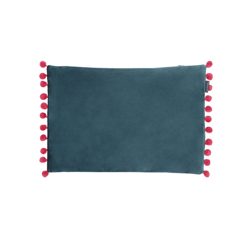 Theis Fiesta Rectangular Scatter Pillow Cover, Teal/Berry, Pillow Cover Only - No Insert