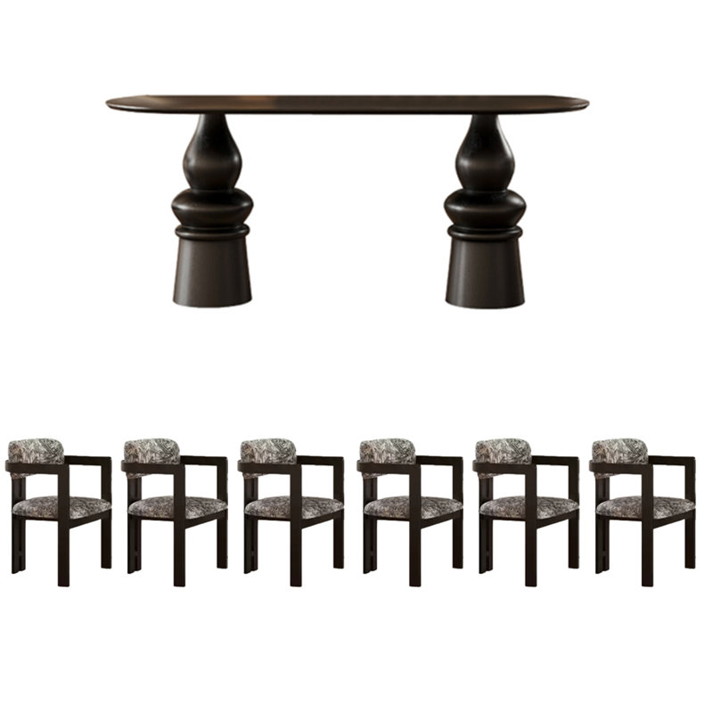 Gleda, 29.53"H x 78.74"L x 35.43"W, Black