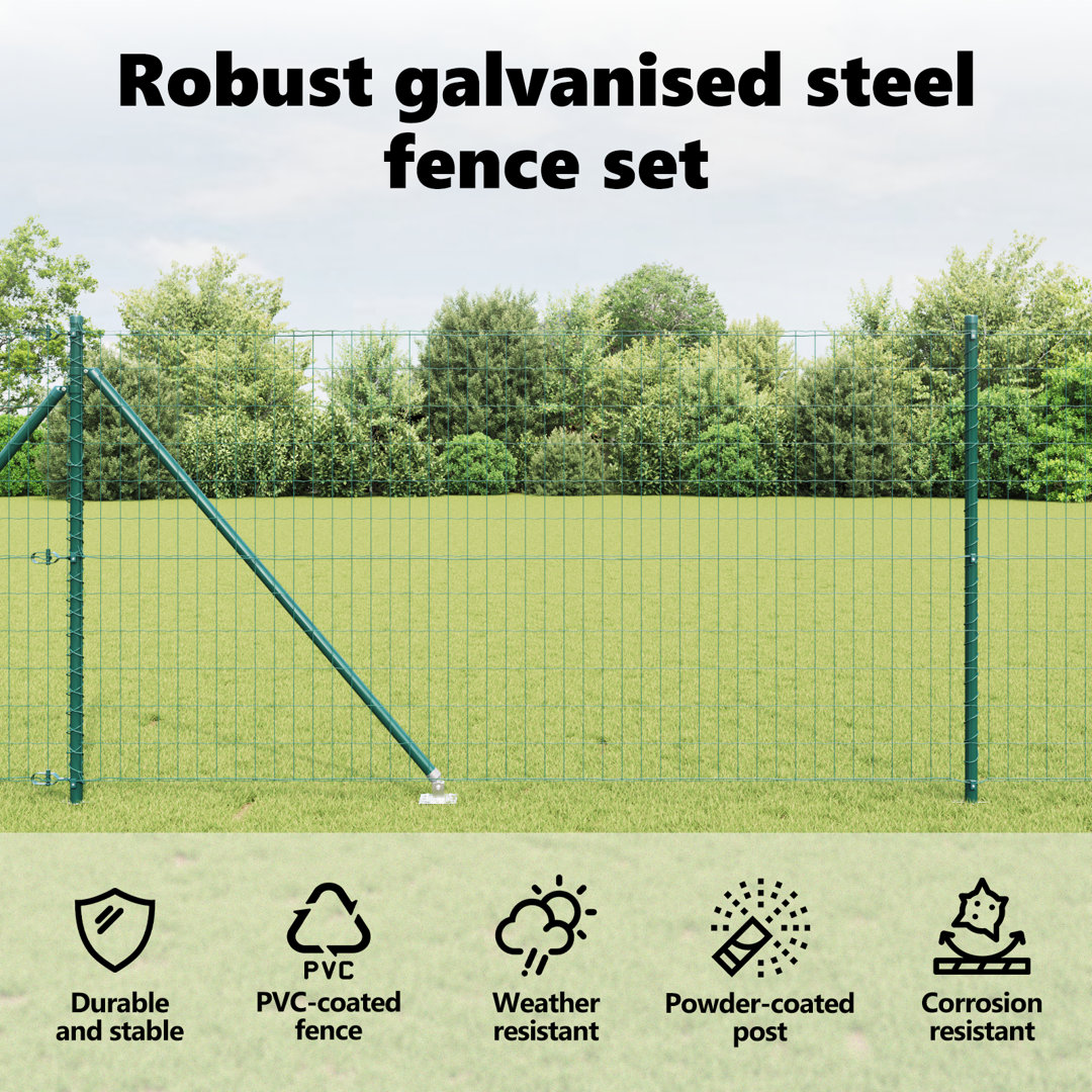 Galvanised Steel Border Fencing