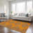 Machine Washable Indoor/Outdoor Chayden ACN1017 Orange Rug-109480290