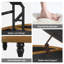 Repose-pieds rond avec rangement et plateau relevable-602777108