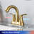 2-handle Bathroom Faucet with Drain Assembly-92418533