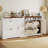 20 Pair Shoe Storage Cabinet with 2 Flip Drawers and Adjustable Shelves-812632948
