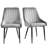 Girton 21" Wide Modern Velvet Channel Tufted Dining Chair-1851611362