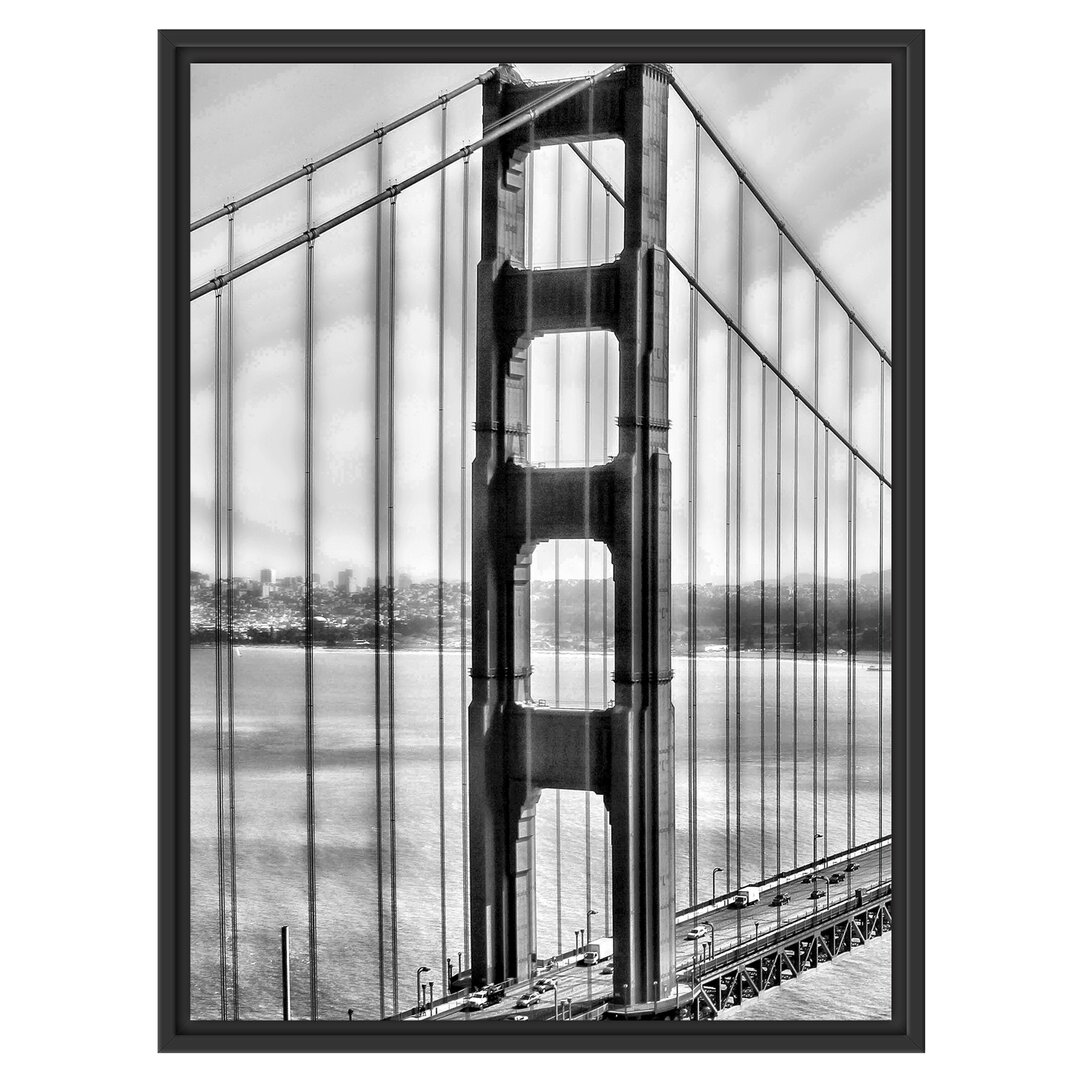 Gerahmtes Wandbild Golden Gate Bridge, San Francisco