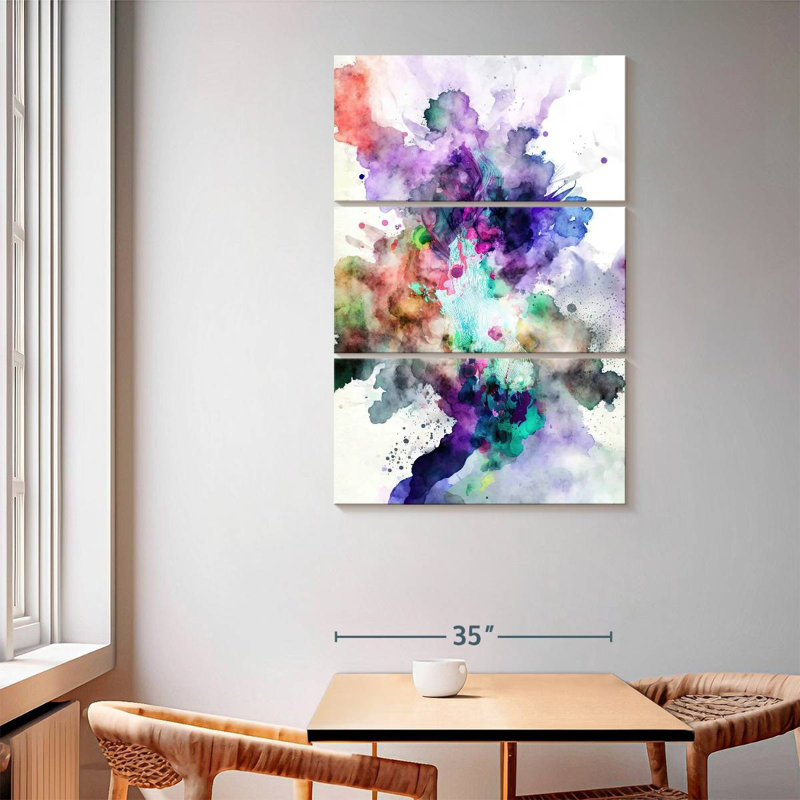 Avery Chromatic Symphony I, 65" H x 42" W