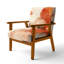 Chaise abstraite rembourrée - Fauteuil Boho-388162827