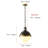 Ariadna 1 - Light Copper Dome Pendant