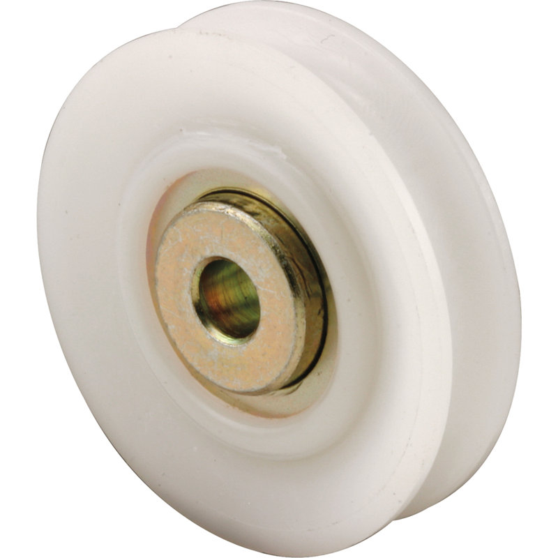 Rouleau en nylon Prime-Line, roulements à billes en acier, 1-11 / 16 po de diamètre, 7/16 po de large