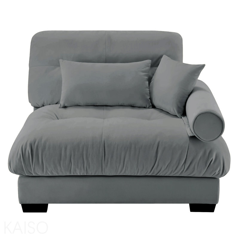 Canapé Rsf avec 3 coussins - gris, Grey, Right Hand Facing