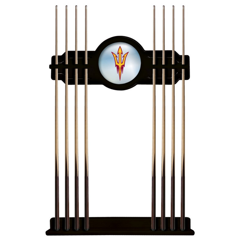 Porte-queues de billard NCAA, Noir, Sun Devils d'Arizona State avec logo de fourche