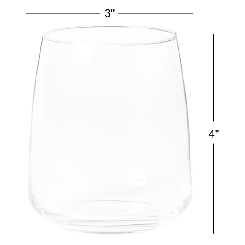 Verres à vin sans pied 8 oz Vine, 8 oz