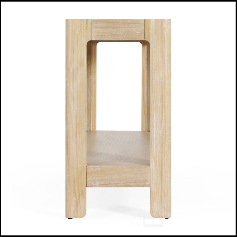 Console Mirod Modern Farmhouse, Naturel