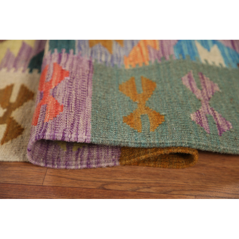 Tapis de couloir oriental All-Over Kilim 3 x 13