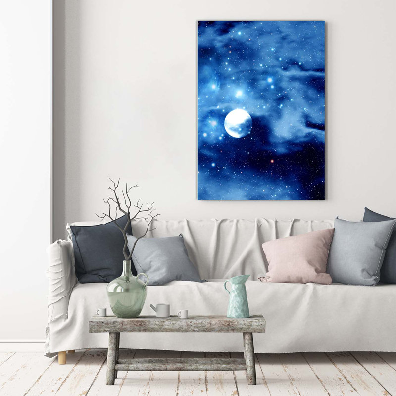 Full Moon - Wrapped Canvas Print