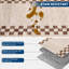 Tapis moderne à motif géométrique drapeau, 120 x 180 cm, beige pâle, pliable, lavable, en velours perle avec envers antidérapant en TPR, idéal pour le salon, la chambre, la salle à manger, l'entrée et la décoration intérieure.-543866937-543866938