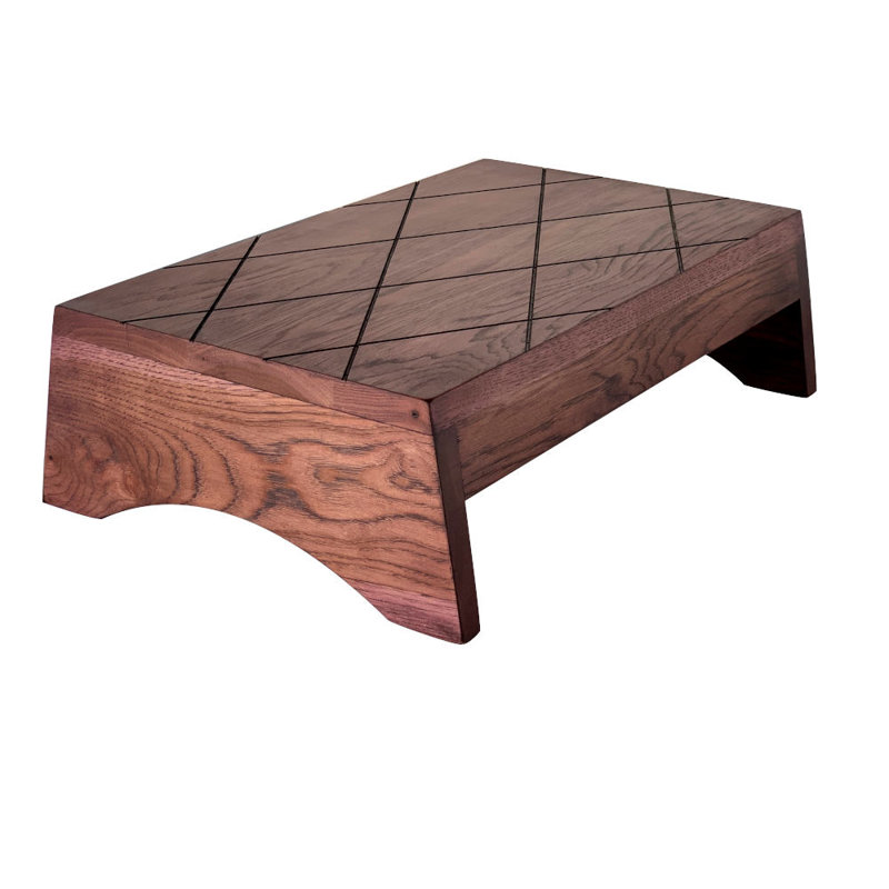 Grand escabeau en bois, Cerise noir