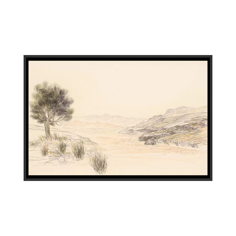 Nahal Zin by Itzu Rimmer - Print on Canvas, 101.6 cm H x 66.04 cm W, Black Framed