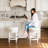 Maven Lane Pullman Backless Stool with Fabric Upholstery-93618713-93618716