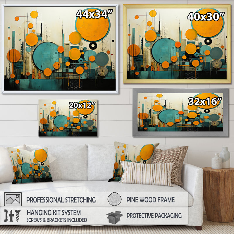 Gerdhilde Retro Remix I - impression, Toile tendue, H 24 po x l 32 po x P 1 po