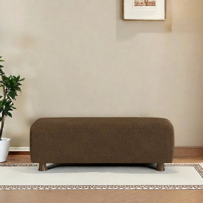 Banc simple en velours
