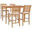 Outdoor 9 - Piece Teak Dining Set