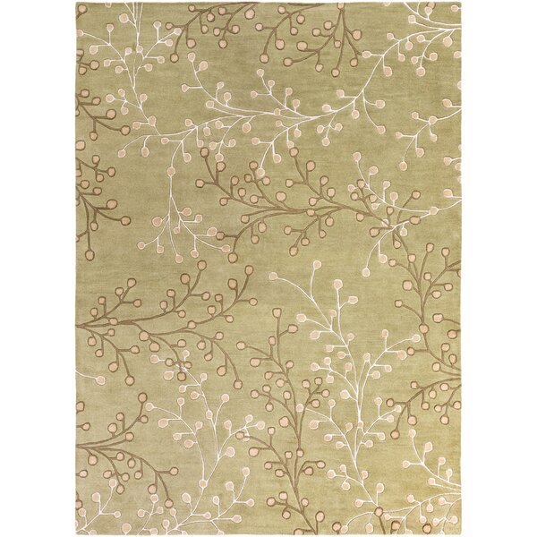 Langley Street Elsberry Hand Tufted Wool Floral Rug & Reviews | Wayfair