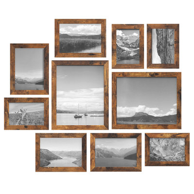Collage Picture Frames For Wall Gallery Decor Set Of 10