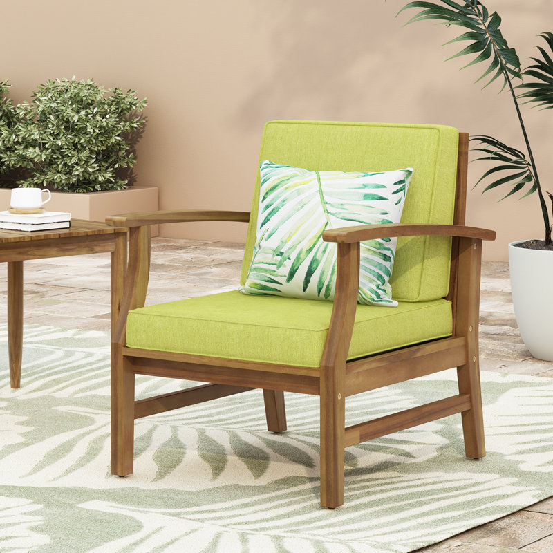 Fauteuil club Perla, vert