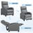 Mcghee Faux Leather Recliner-1575485099