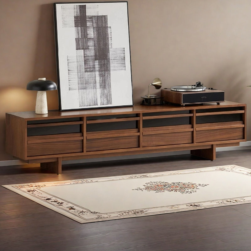 Meuble télé Modern, H 18,5 po x L 82,67 po x l 15,75 po