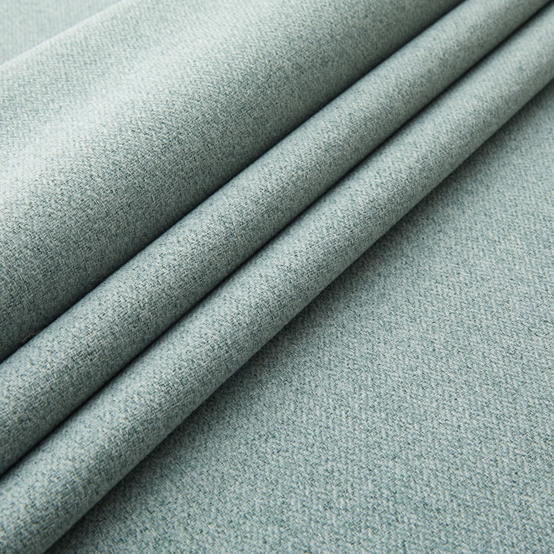 Linen 100% Blackout Eyelet Curtain Single Panel, Sage Green