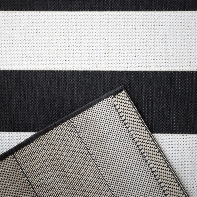 Tapis à rayures Gonsalez Performance, Tapis de couloir 2 pi x 7 pi