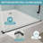 56"-60" W X 78" H Frameless Single Sliding Shower Door, Bathtub Door, 3/8" (10Mm) Clear Tempered Glass With Explosion-Proof Film, Stainless Steel Handle-125316910