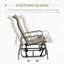 Fauteuil oscillant d'extérieur Outsunny