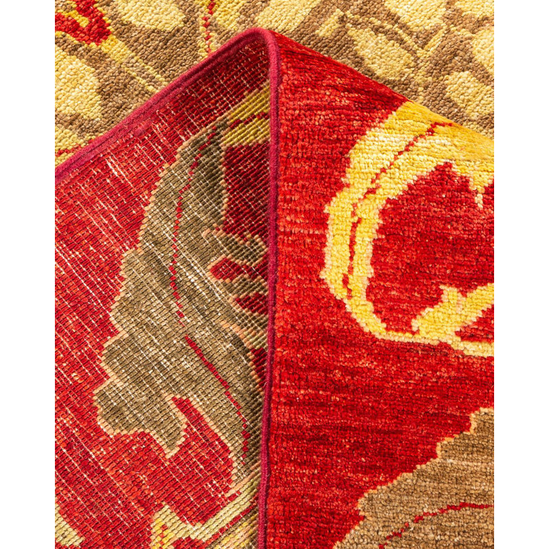 Tapis unique en laine 4 pi 10 po x 8 pi 3 po Yoandy