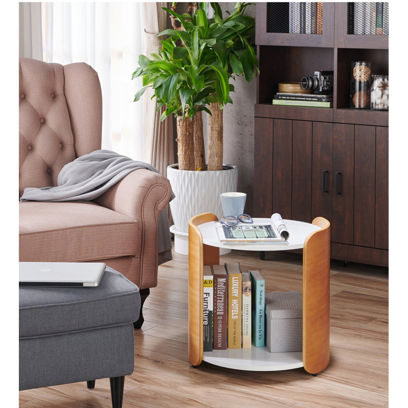 Keely Floor Shelf End Table