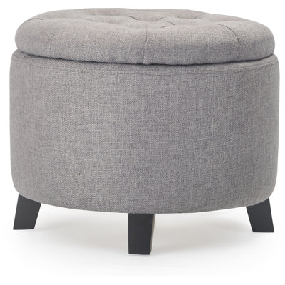Bennett ClickDecor Button Tufted Storage Ottoman