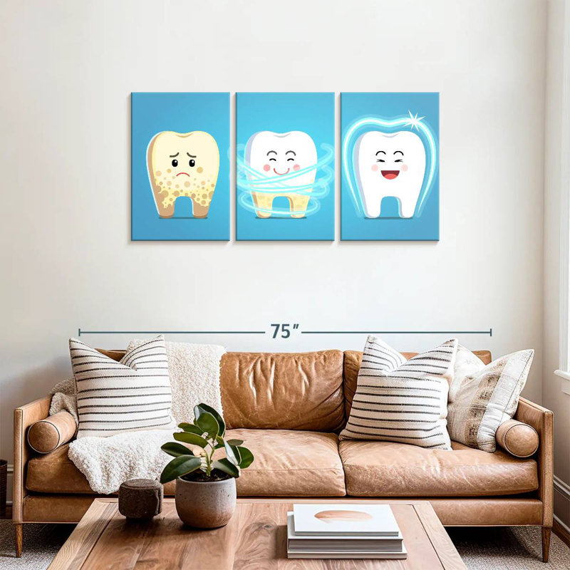 'Teeth Care, 27" H x 56" W