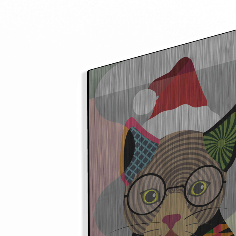 «Santa Kitty» par Lanre Adefioyue, H 16 po x l 12 po
