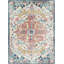 Traditional Rug, Bordered Floral Stain Resistant Easy to Clean Rug For Living Room, Dining Room, Bedroom-291307072