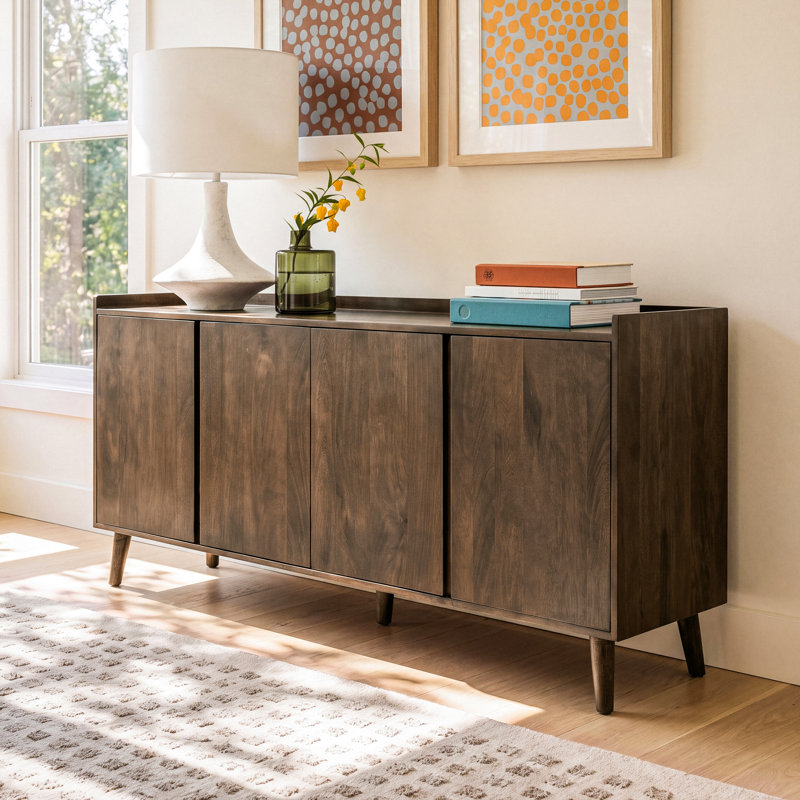 Claud 70.75'' Solid Wood Sideboard