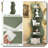 5-Tier Wall Corner Bookshelf Sturdy Storage Rack Multi-Use Plant Stand-1342978104