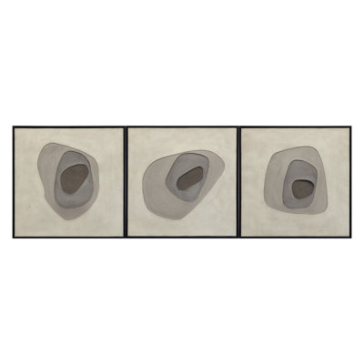 Zen Garden Framed Set Canvas