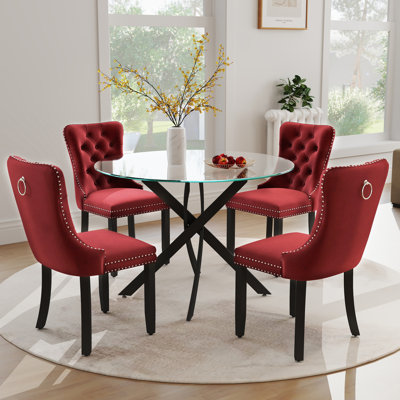 Round Pedestal Dining Set