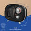 Retro 1,500 Watt Electric Fan Compact Heater-47835008