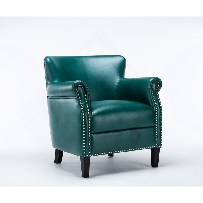 Fauteuil club bleu sarcelle, Vert