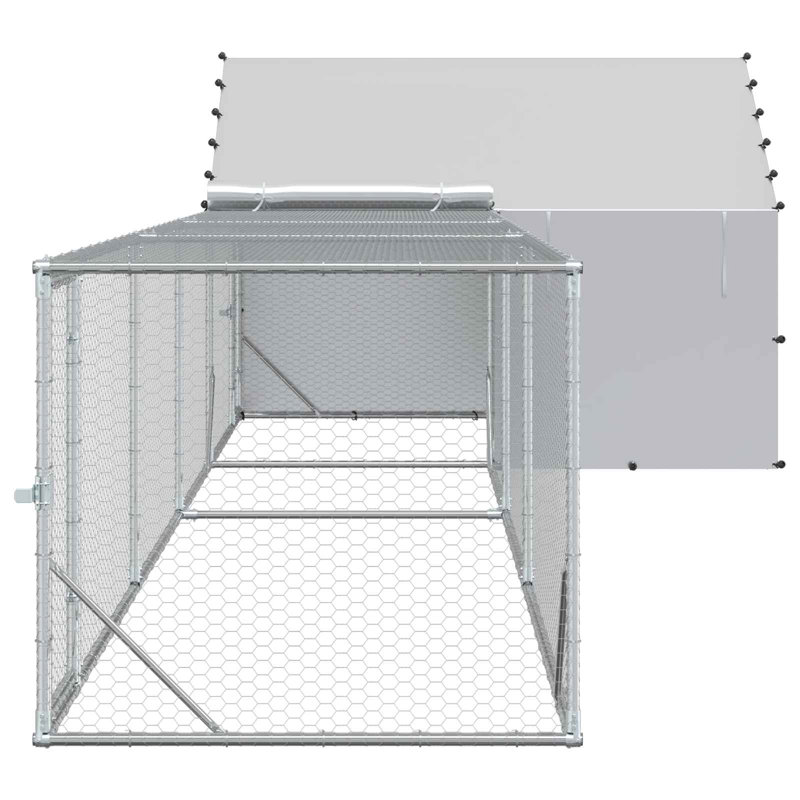 16m² Chicken Coop, 150cm H x 200cm W x 700cm D