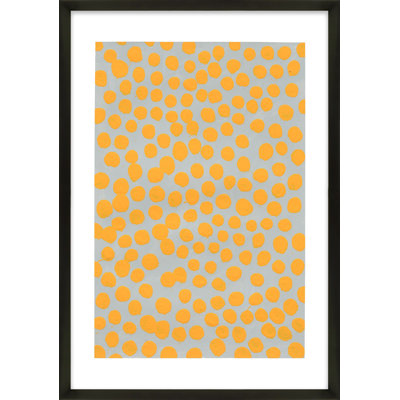 Saffron On Gray by Michela Sorrentino